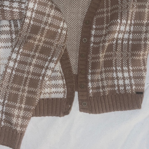 Hollister Sweater Vest, Brown button up - Picture 2 of 4